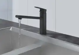 Смеситель для кухни Aquatek Ника AQ1880MB, Черный матовый