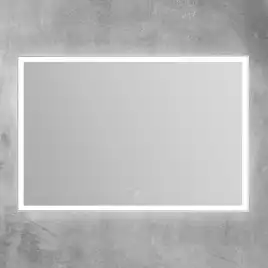 Зеркало BelBagno SPC-GRT 120х80 SPC-GRT-1200-800-LED-TCH-SND с подстветкой, сенсорный выключатель, голосовым управлением и подогревом