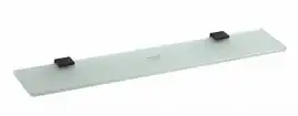 Полка стеклянная 60 см BEMETA NERO Черная матовая 135002240