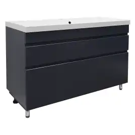 Тумба с раковиной Azario Эстима 100 CS00094591, напольная, Графит