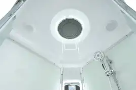 Душевая кабина AvaCan EM3080LED 80x80 см, средний поддон, с крышей