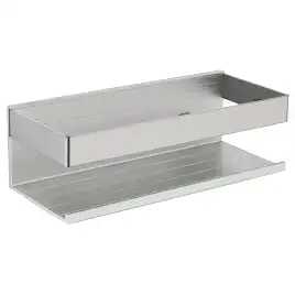 Полка AVS Hilla, 25 см, хром