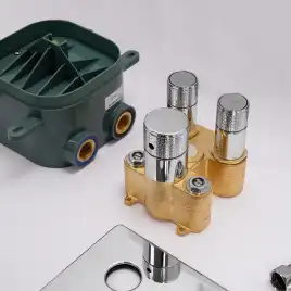 Встраиваемая душевая система AVS LUXURY 811-502-CR термостат, хром