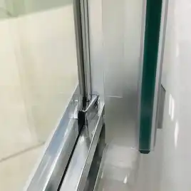 Душевая дверь в нишу AVS Квант 120 профиль хром, стекло прозрачное, 803-0017-195-12-CR-T