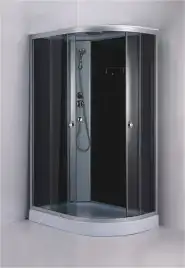 Душевая кабина Loranto 120х80, низкий поддон, Тонированное стекло, CS-876EATM/B-120