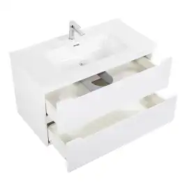 Тумба под раковину BelBagno ETNA-900-2C-SO-BL-P подвесная Bianco Lucido