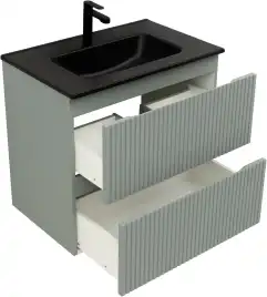 Тумба под раковину Aquanet Джейн (Flat) 70 мисти грин, подвесная, 335433