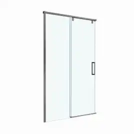 Душевая дверь BelBagno SOFT_CLOSE-1-BF-1-120-C-GM стекло прозрачное, профиль Оружейная сталь