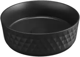 Раковина накладная Allen Brau Fantasy 36х36х12 4.11018.20, Черная матовая