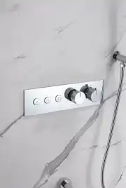 Смеситель для ванны с душем Allen Brau Liberty 5.33003-00 встраиваемый, с внутренней частью, Хром