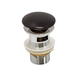 Рукомойник AVS Грэйс 37x25 L, черный матовый с донным клапаном