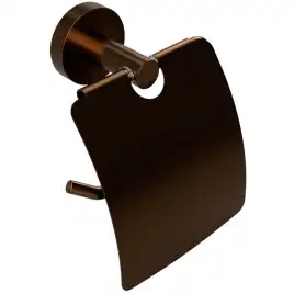 Держатель туалетной бумаги с крышкой 14 см BEMETA AMBER Медное золото матовое 155112012