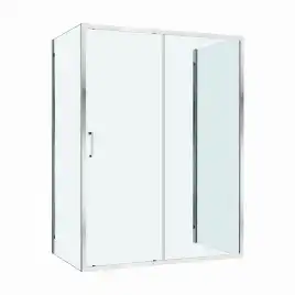 Душевой уголок CEZARES MOLVENO-AH-12-150/90-C-Cr-IV прозрачное стекло, профиль Хром