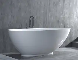 Ванна Salini PAOLA 160х80 101511G из материала S-Sense, Белая глянцевая