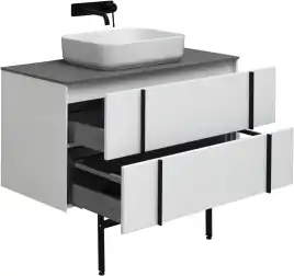 Тумба под раковину Allen Brau Reality 100 1.32007.WM белый матовый