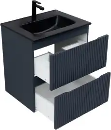 Тумба под раковину Aquanet Джейн (Flat) 60 маренго, подвесная, 335427