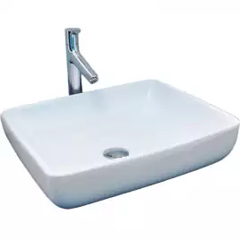 Раковина накладная CeramaLux 490х405х125 9132, цвет Белый