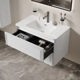 Тумба с раковиной IDDIS Oxford Neo 80, подвесная, Белая, OXN80W0i95K