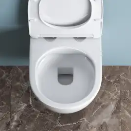 Подвесной унитаз BelBagno UNO BB3105CHR/SC, безободковый, с сиденьем микролифт, Белый