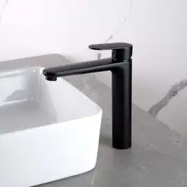 Смеситель для раковины Aquatek Ника AQ1804MB, Черный матовый