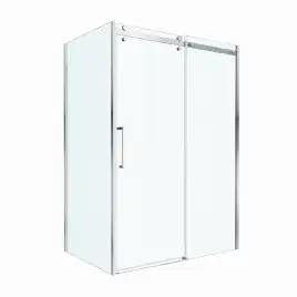 Душевой уголок BelBagno MARINO-2-AH-1-140/100-C-Cr стекло прозрачное, профиль Хром