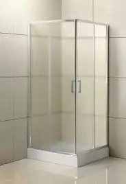Душевой уголок BelBagno UNO-195-A-2-90-P-Cr профиль Хром стекло Рифленное