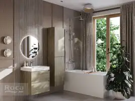 Тумбы под раковину Roca Ona 60 A857613511 подвесная, цвет, Вяз темный