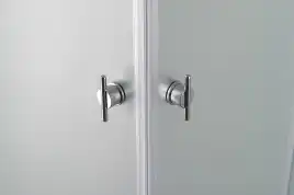 Душевая кабина Loranto 100х80 CS-5180-13L F, низкий поддон, цвет профиля сатин