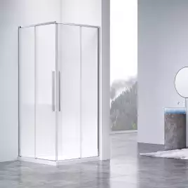 Душевой уголок Vincea Slim-N 90х90 VSS-4SN900CL, дверь раздвижная, профиль хром, стекло прозрачное
