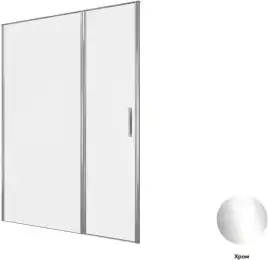 Душевая дверь Allen Brau Priority 160 см, 3.31037.00, профиль Хром, стекло Прозрачное