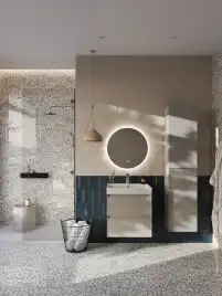 Тумбы под раковину Roca Ona 60 A857613510 подвесная, цвет, Бежево-серый матовый