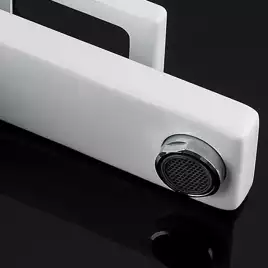 Смеситель для раковины Gappo G1017-8, Белый / Хром