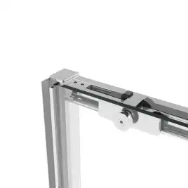 Душевая дверь Vincea Slim Soft 100 VDS-1SS100CL, раздвижная, профиль хром, стекло прозрачное