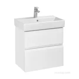 Тумбы под раковину Roca Oleta 60 A857639806 подвесная, цвет, Белый глянец