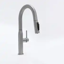 Смеситель для кухни AVS PureRiver 811-171-BN с выдвижным изливом, брашированный никель