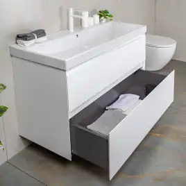 Тумба с раковиной AVS Гармония 100 белая, N821-07-1000WG-02-1010WG