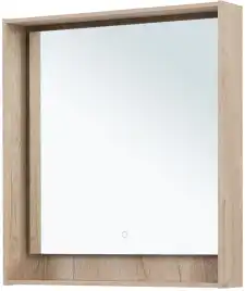 Зеркало Aquanet Милан 80 дуб светлый, 336405