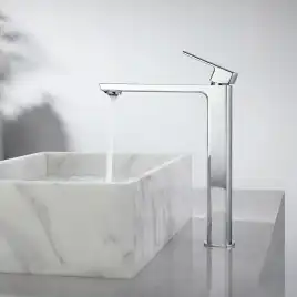 Смеситель для накладной раковины Vincea Next VBF-1N2CH однорычажный, хром