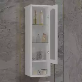Шкаф подвесной Opadiris Риспекто 58 00-00006078 двухстворчатый правый цвет, белый матовый
