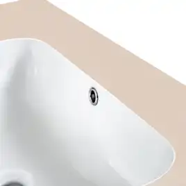 Раковина мебельная AVS Шарм 80x56 белая/кремовая