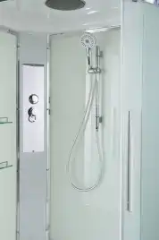 Душевая кабина AvaCan EM5811L 110x80 см, высокий поддон, с крышей, левая