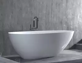Ванна Salini PAOLA IN 160х80 101611G из материала S-Sense, Белая глянцевая
