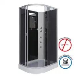 Душевая кабина Niagara Classic 120х80х200 NG-3512-14RBKG низкий поддон, с гидромассажем, 35121433RBKG