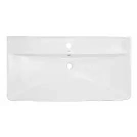 Тумба с раковиной Azario Ника 90 CS00089956, напольная, Белая глянцевая