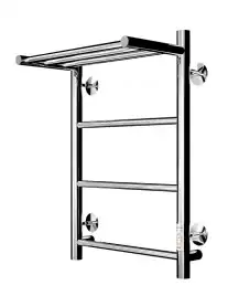 Полотенцесушитель электрический Aquanet Mauro 60х40 хром, с полкой