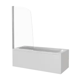 Шторка для ванны Good Door SCREEN R-80-C-CH 80 см, ПД00088, профиль Хром, стекло Прозрачное