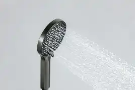 Душевая лейка Aquatek Лугано AQ2201BGM, Оружейная сталь