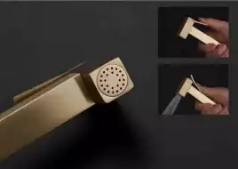 Гигиенический душ со смесителем Gappo G7207-4 встраиваемый, Бронза