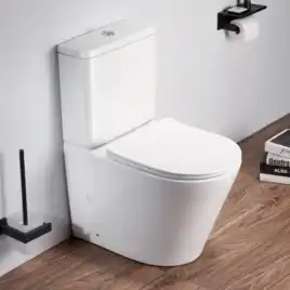 Унитаз-компакт AVS Кристалл 813-0002-GW безободковый, белый