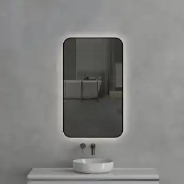 Зеркало с подсветкой AVS Неро 60x100 см, черное